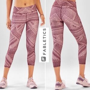 Fabletics Salar Printed Powerform Capri